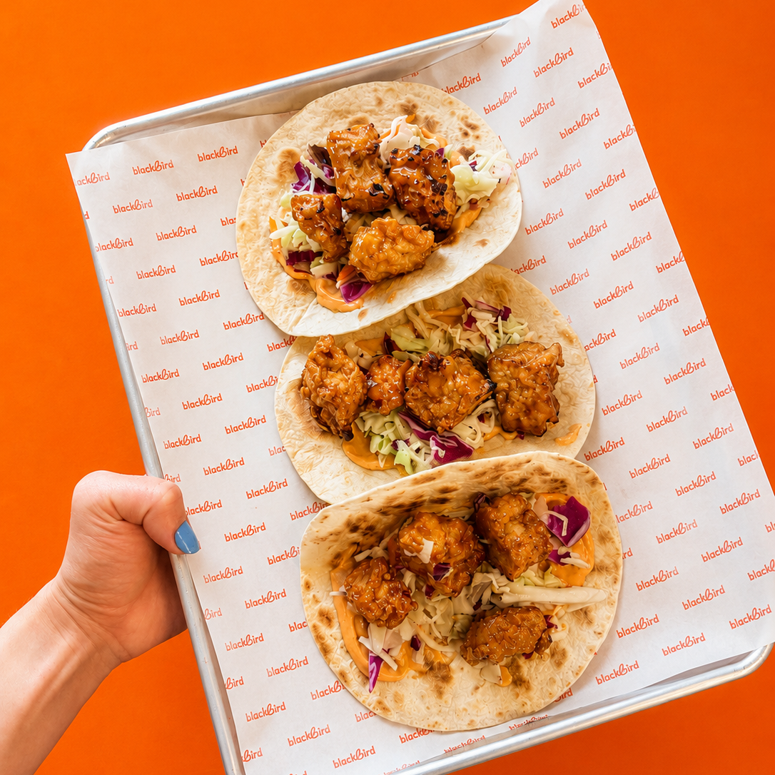 Blackbird General Tso’s Crispy Tofu Tacos