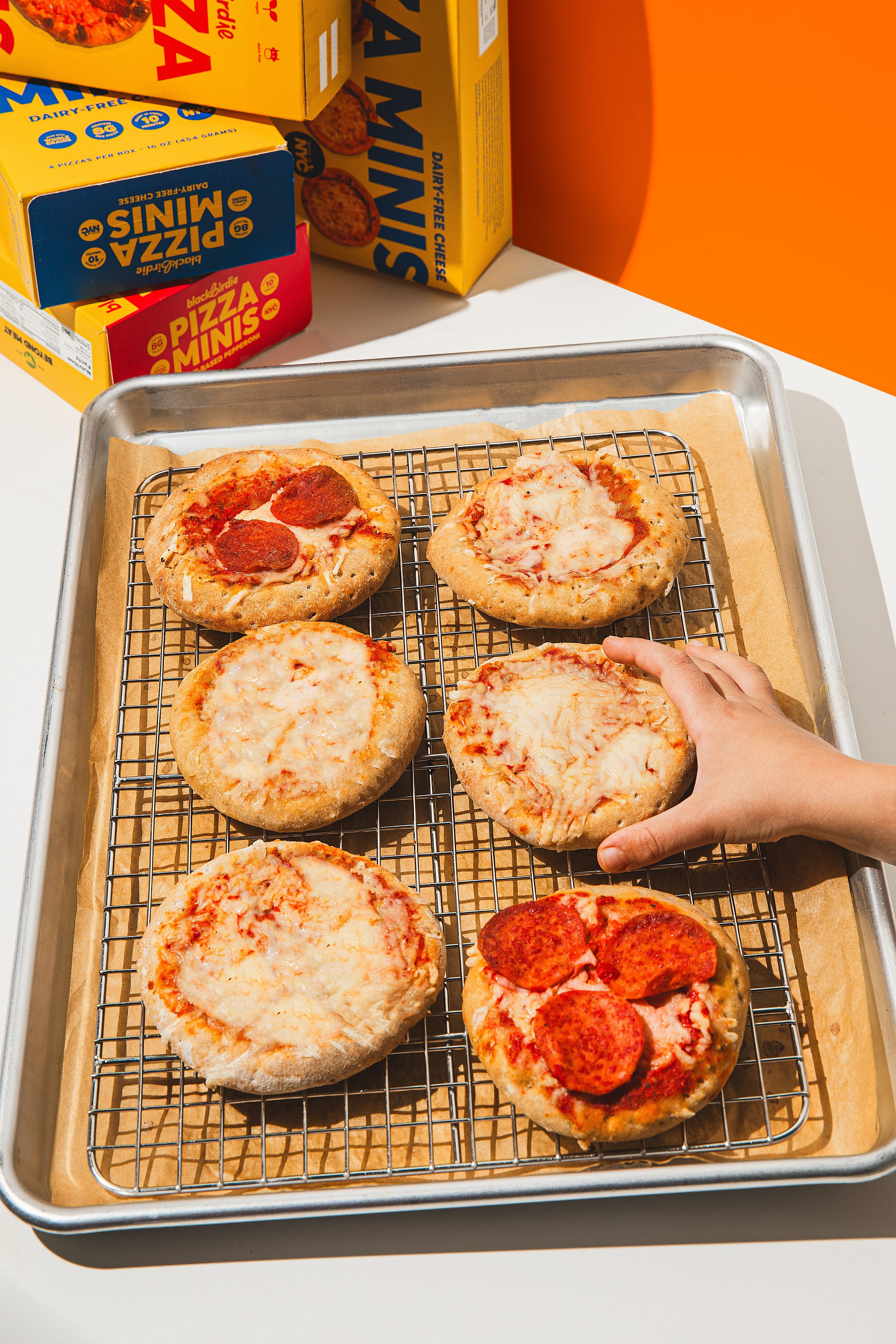 Blackbird Foods pizza minis plant-based whole grain crust