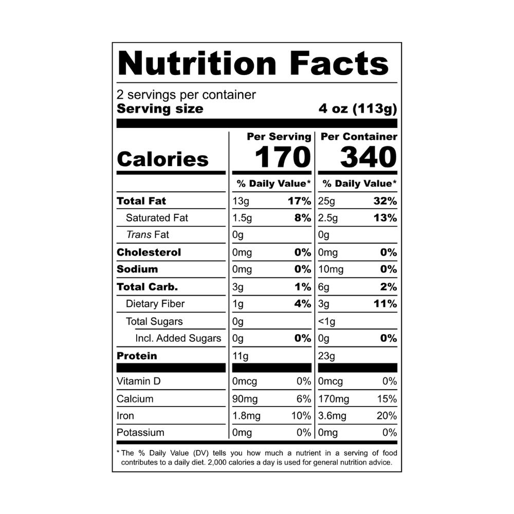 crispy-tofu Original nutrition facts