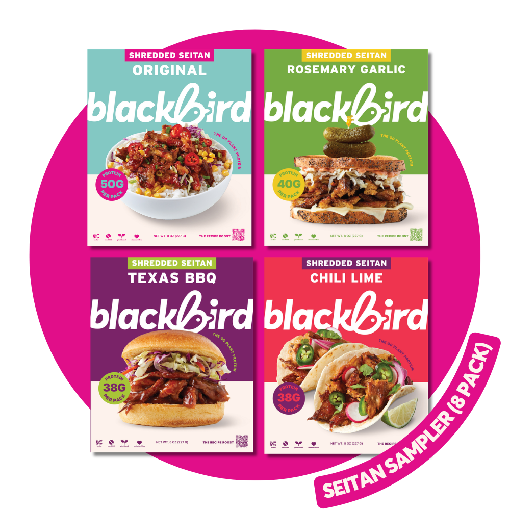 Blackbird Foods Seitan Sampler Pack, 8 pack