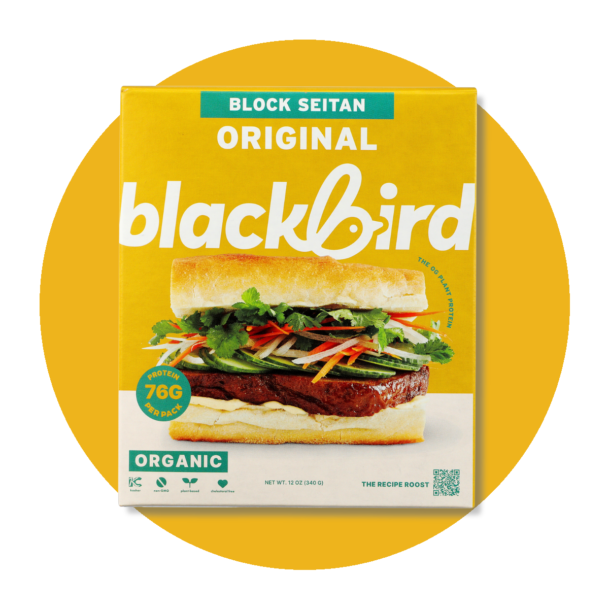 Blackbird Organic Seitan Block 12oz
